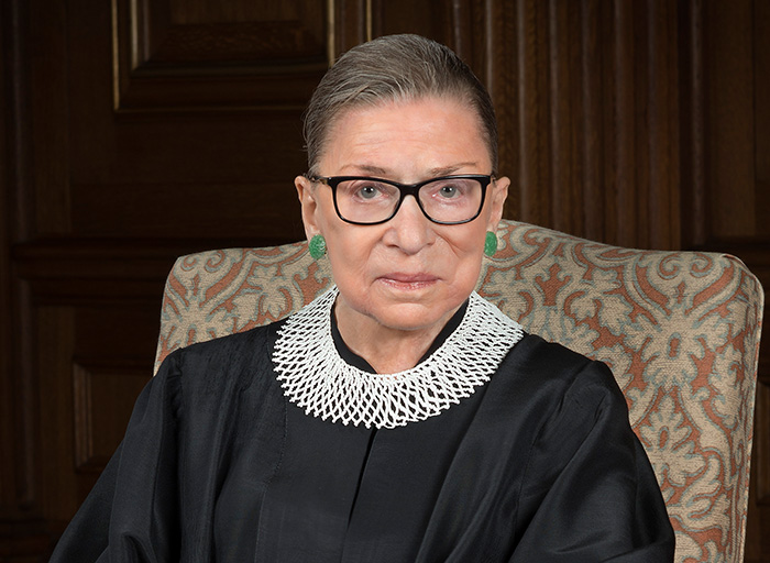 Justice Ruth Bader Ginsburg z"l, 2018 Genesis Lifetime Achievement Awardee
