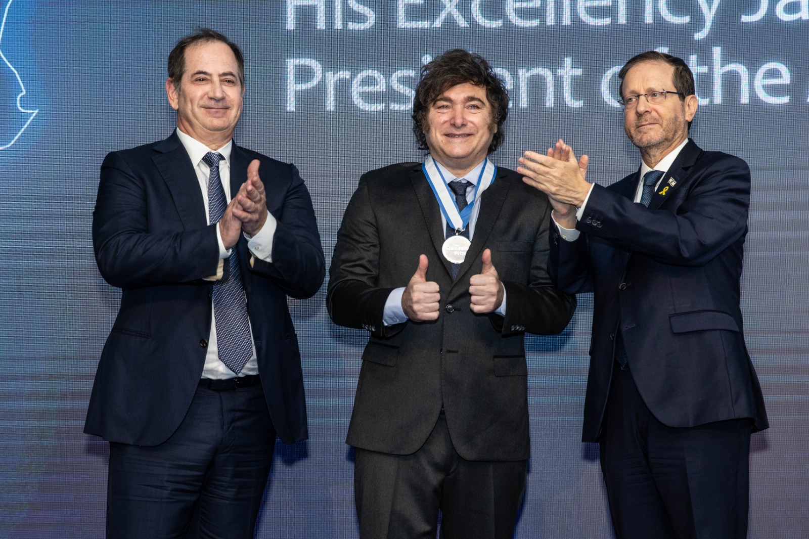 Ending Israel’s Isolation Main Theme as Genesis Prize Honors Argentine President Javier Milei in Jerusalem 